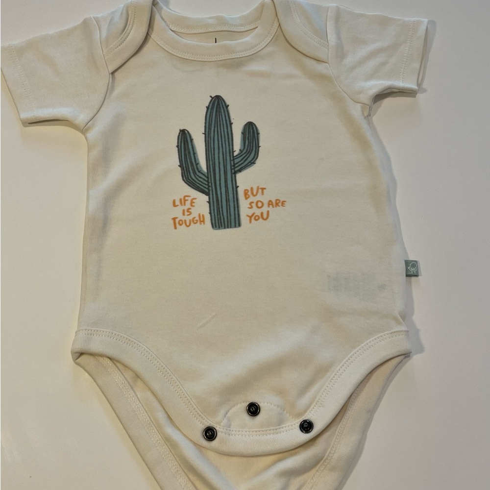Finn + Emma - 100% Organic Materials | Cotton Onesie | Cactus